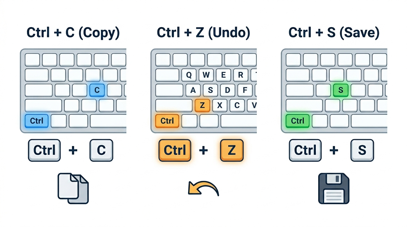 단축키 누르는 방법